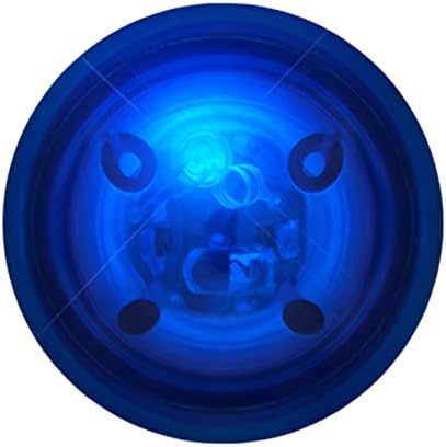 Blinkee LED השפעה על הכדור הקופצני הפעיל כחול | כדוריית הנדך וספורט הכדורגל | 1.5 אינץ '| 1 כדור לכמות שהוזמן.